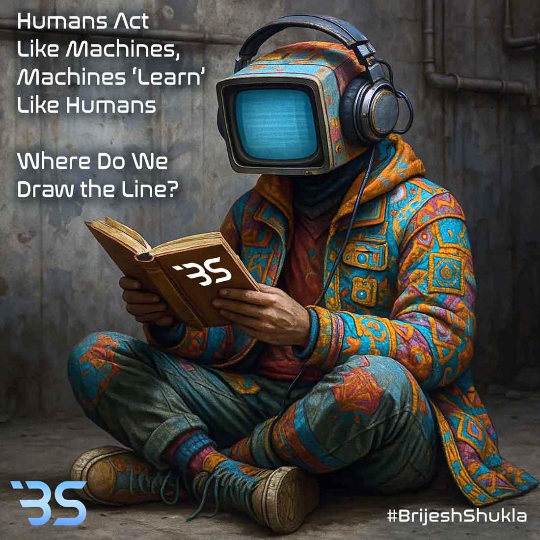 Humans Act Like Machines, Machines Learn Like Humans, Where Do We Draw the Line?